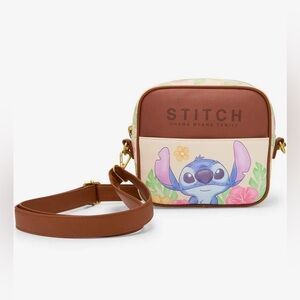 NWT Loungefly Disney Stitch Tropical Floral Crossbody Bag